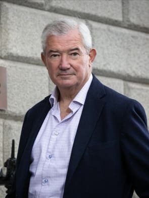 Portrait of Richie Boucher, Venturewave Capital Global Advisory Council member and former Bank of Ireland CEO.