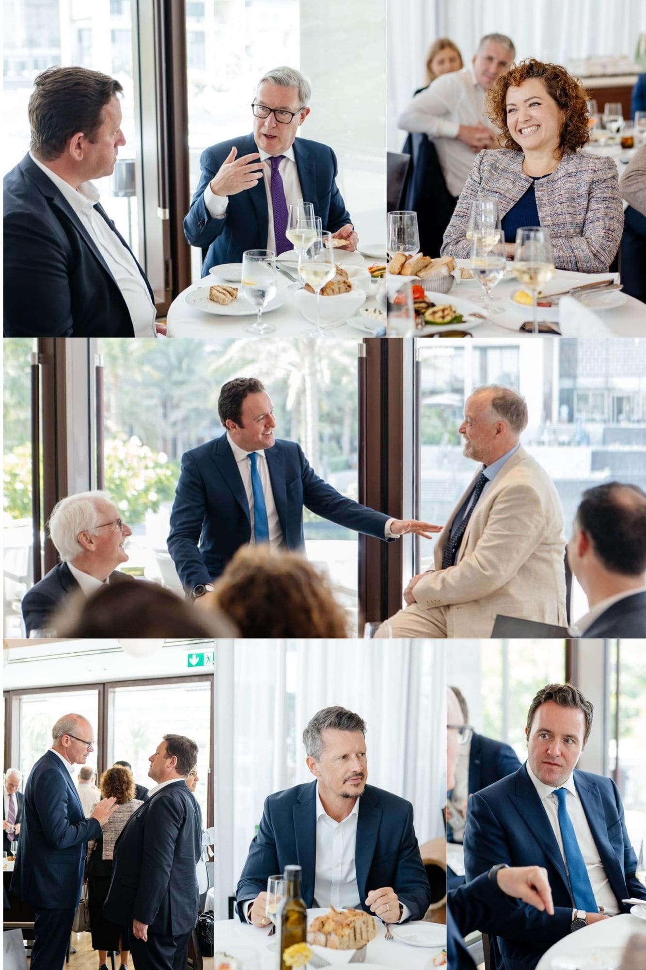 Venturewave Capital’s Dubai lunch roundtable featuring Lord Iveagh, Alan Foy, Edward Guinness and global leaders in philanthropy and impact investing, May 2025.
