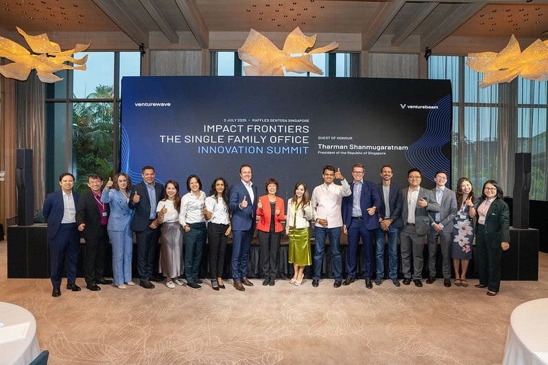 Participants at Impact Frontiers Summit 2025 hosted by Venturewave and Venturebeam at Raffles Sentosa, Singapore