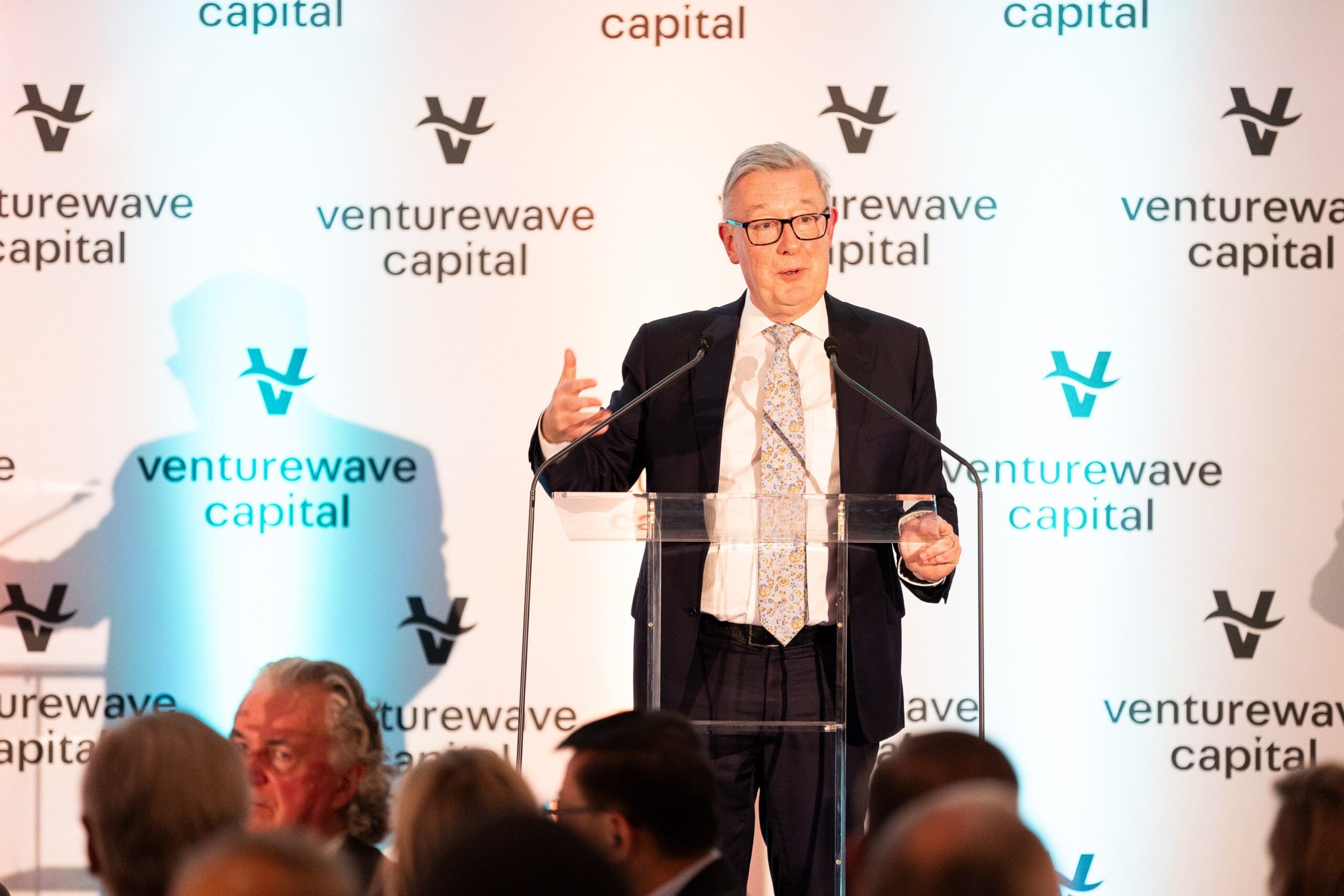 Kieran McLoughlin speaking at the Impact Ireland 2025 Gala Dinner where he outlined the mission of the Global Advisory Council and its focus on conscientious capitalism